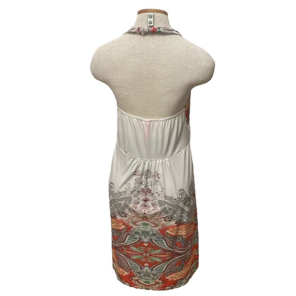 3/$20 Vintage Y2K Babydoll Halter Dress Womens XL Paisley Festival Baddie Summer - Picture 7 of 9